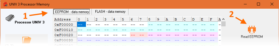 Read processor memory