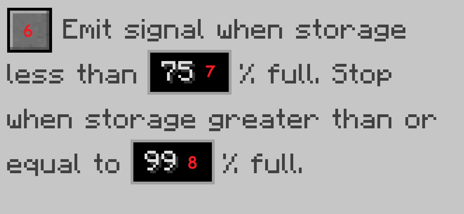 Power Monitor Redstone GUI