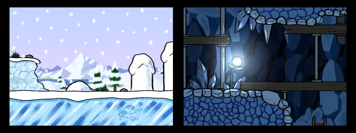 Environmental Design for Icy Island