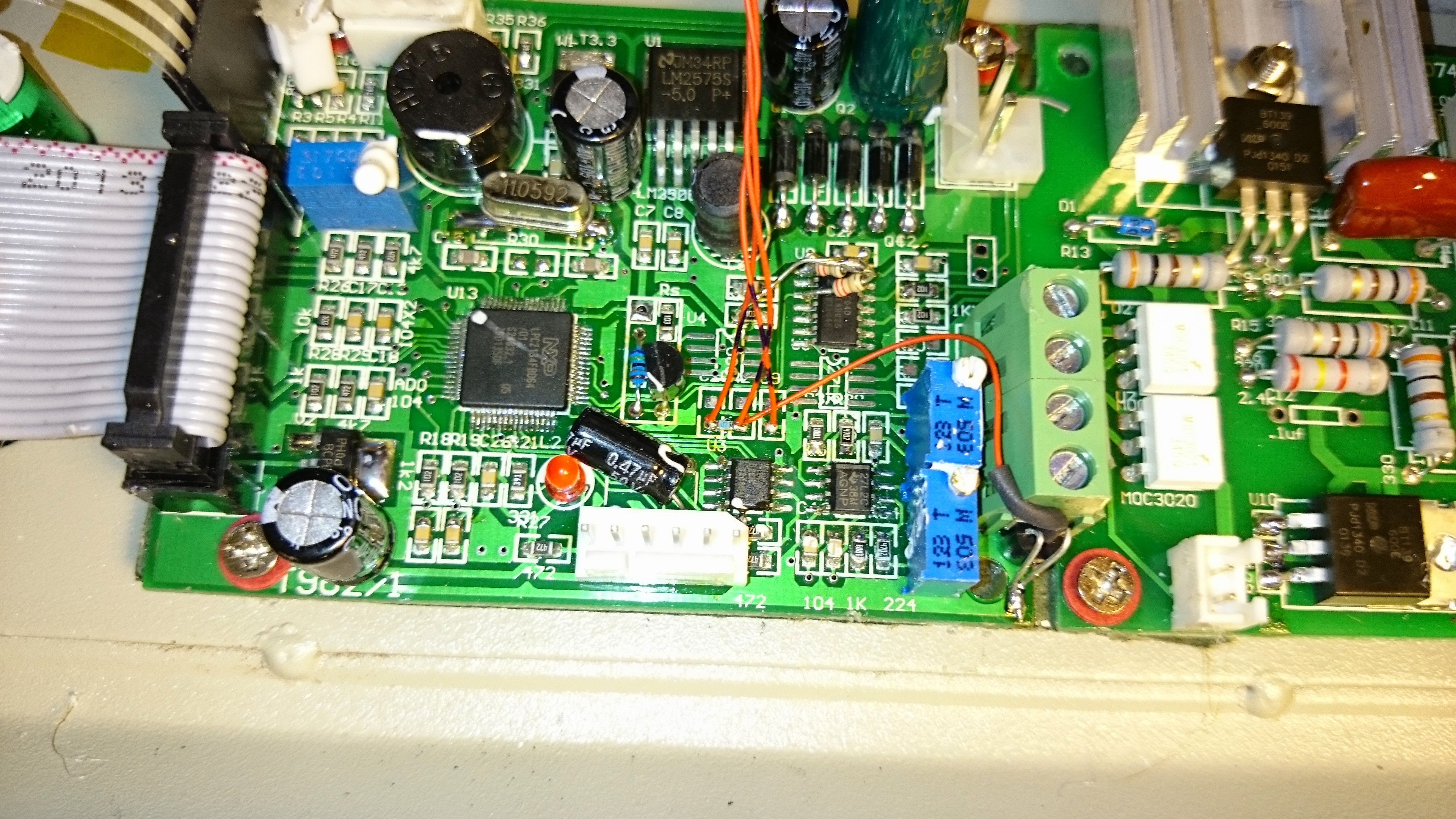 Thermocouple interface board