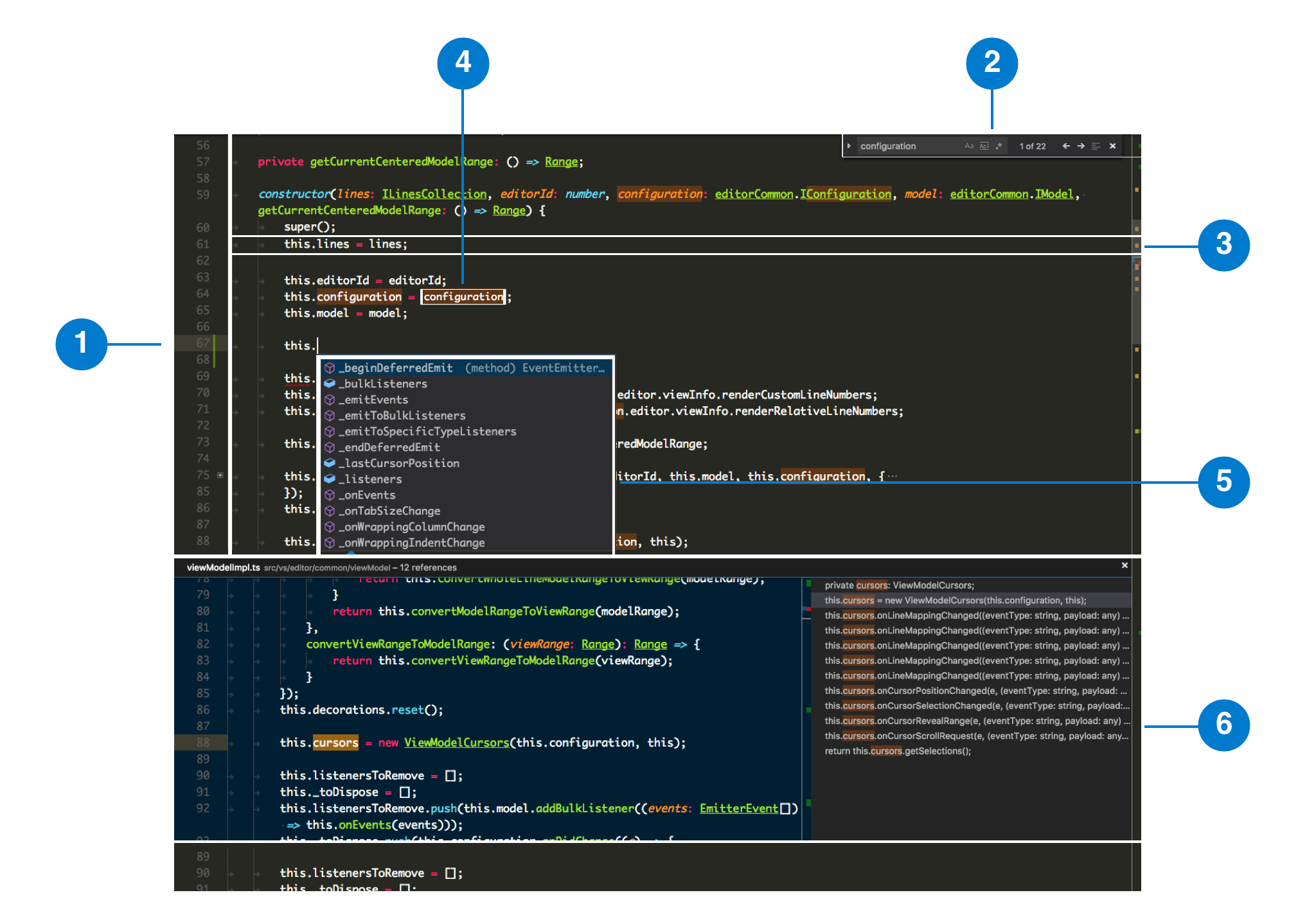 View Components with details